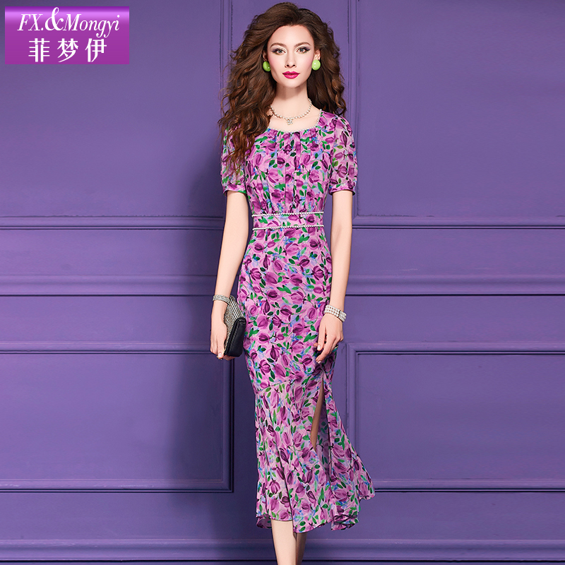 菲梦伊原创新款时尚连衣裙64374