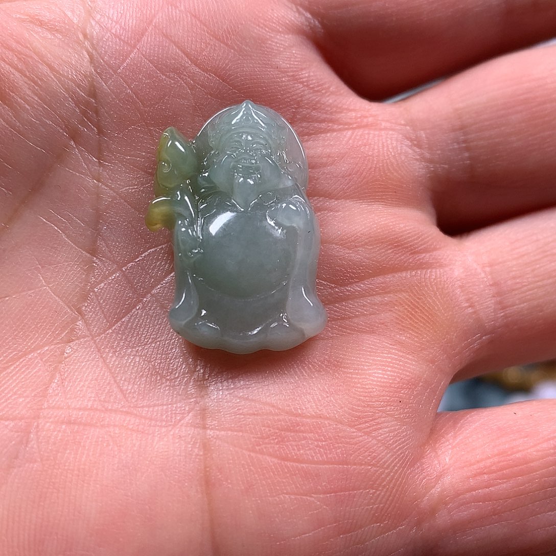 翡翠未镶嵌颈饰吊坠