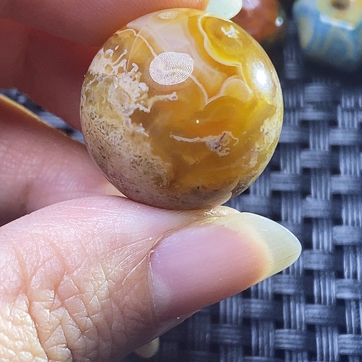 石***转玛瑙/玉髓未镶嵌颈饰