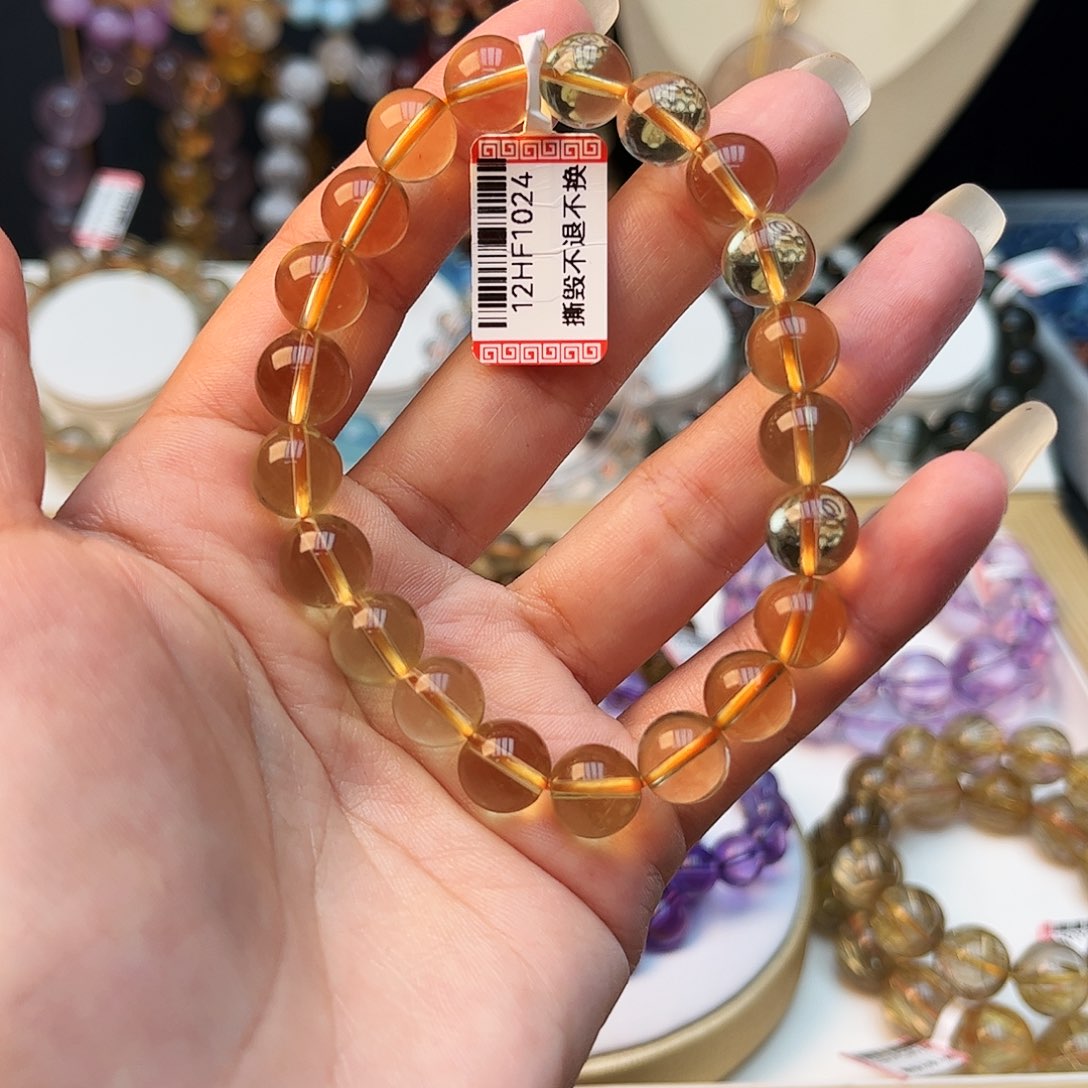 水晶手链未镶嵌手串09