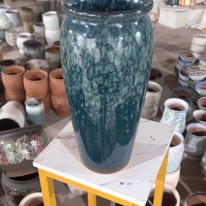 紫砂花盆口径18高度40一只正品