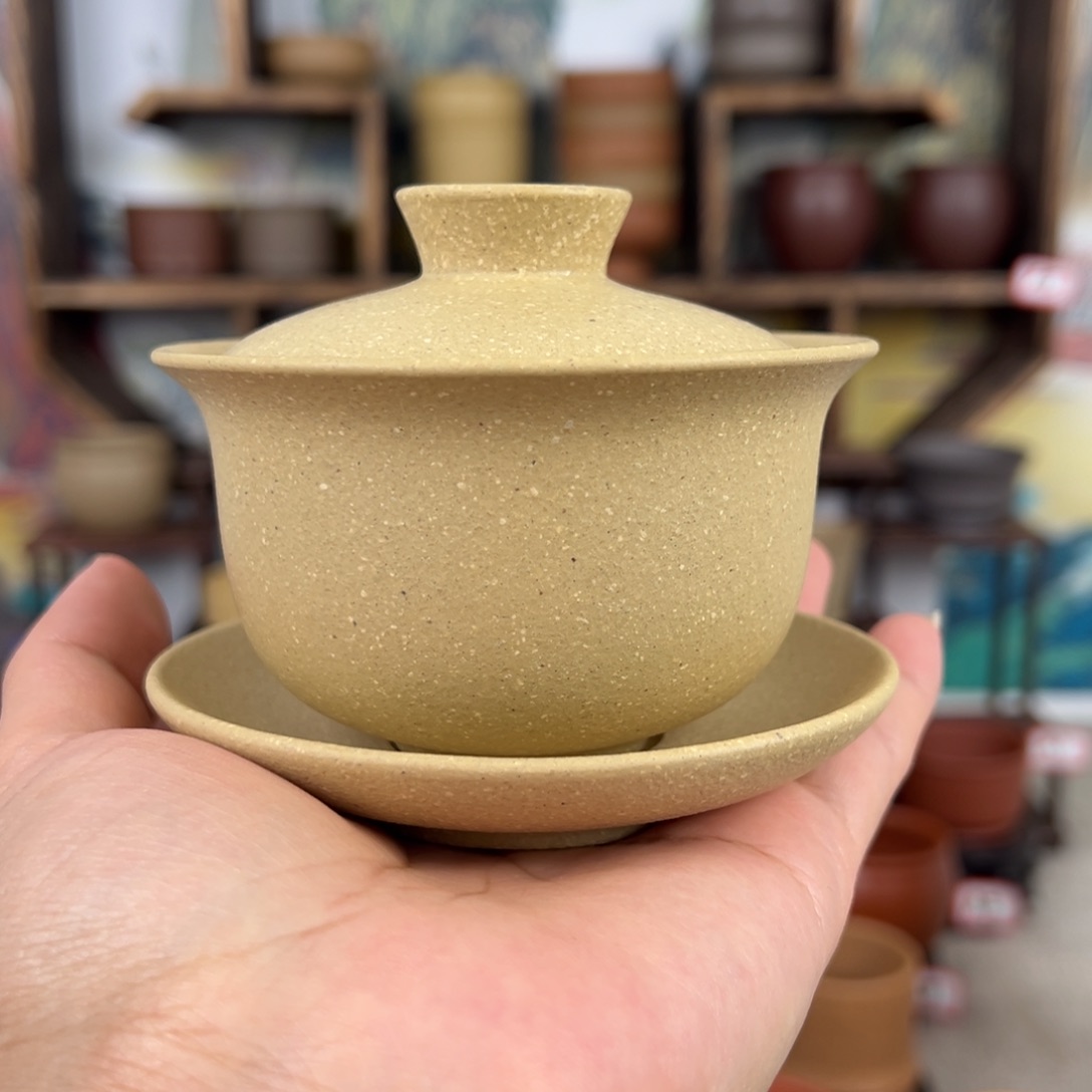 紫砂茶杯拙器甄选，纯原本矿。