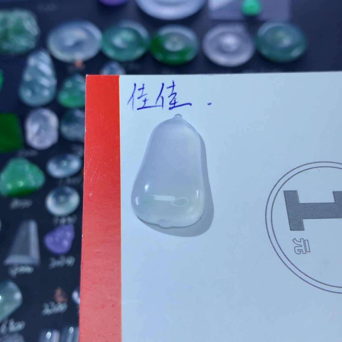 翡翠颈饰未镶嵌纯天然缅甸翡翠A货