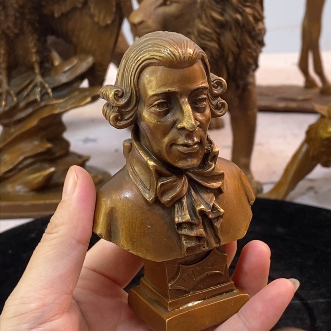 黄铜材质，欧式人物造像