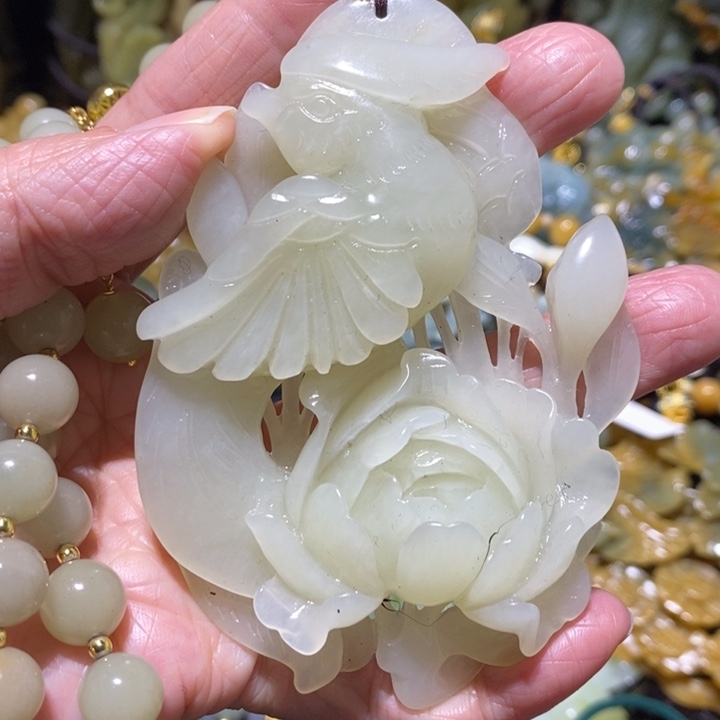 岫玉岫玉吊坠未镶嵌