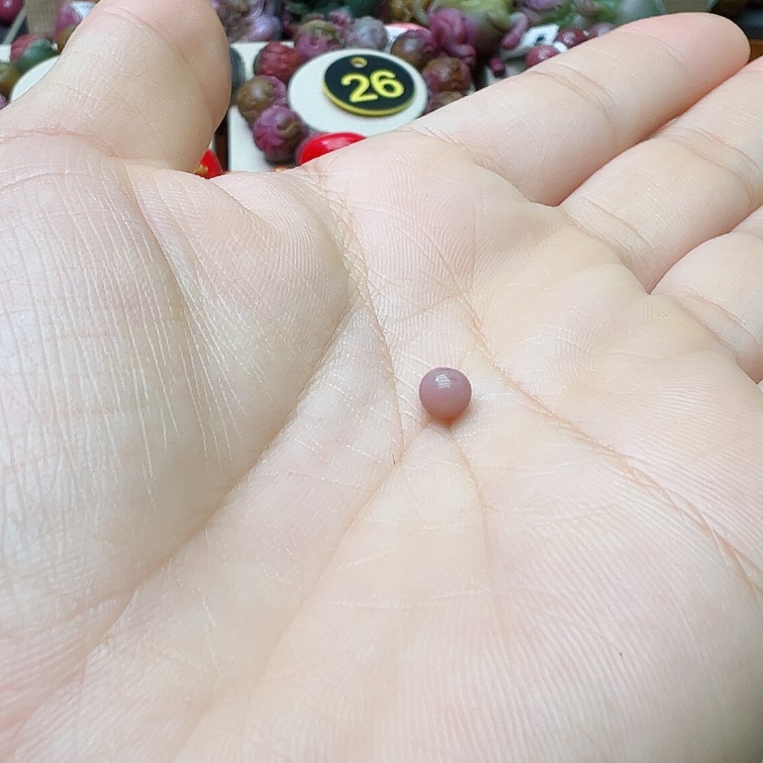 石英质玉盐源未镶嵌苹*果