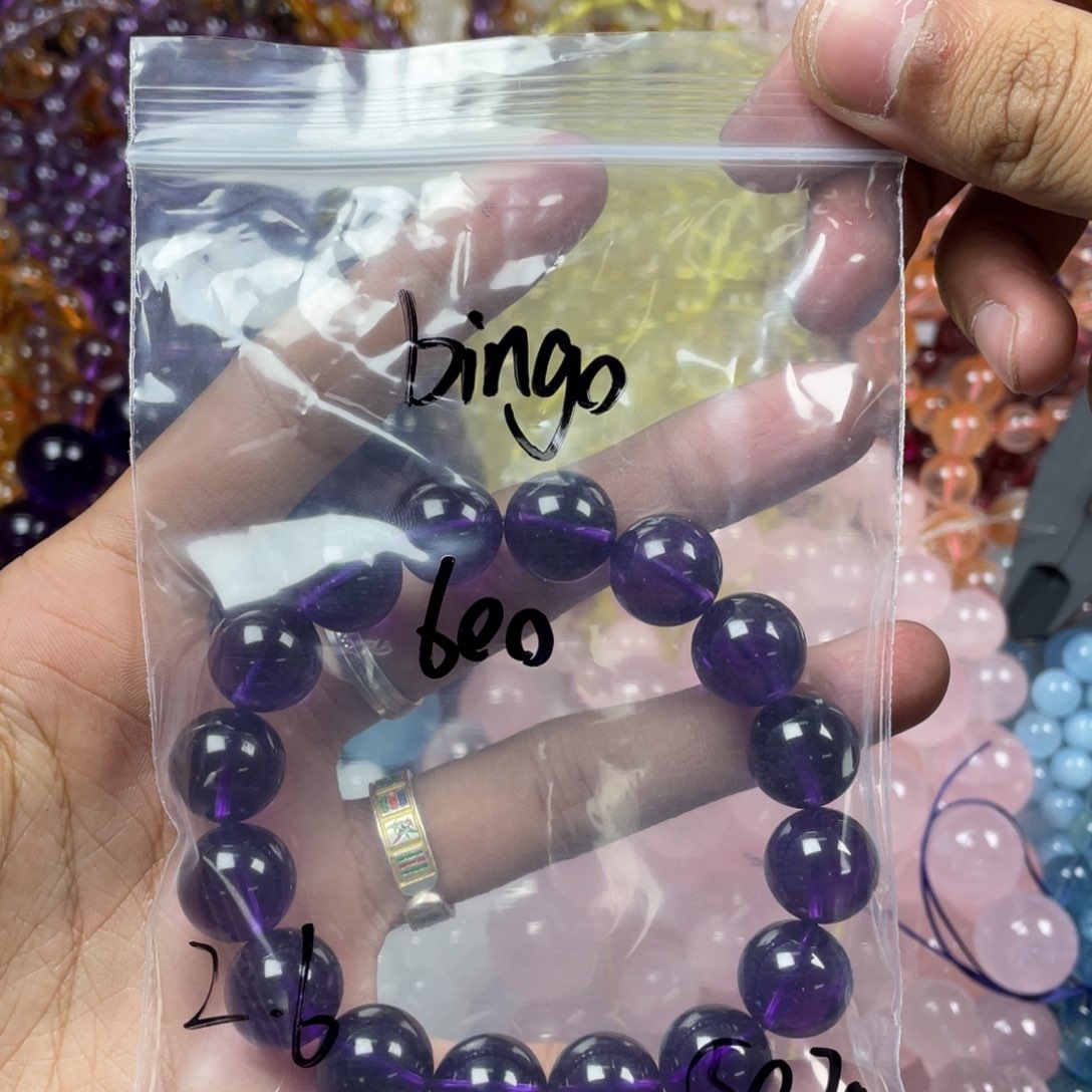 水晶天然紫水晶未镶嵌