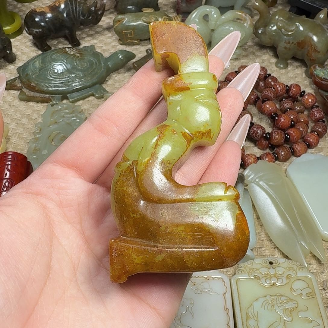 白玉菩提吊坠挂件