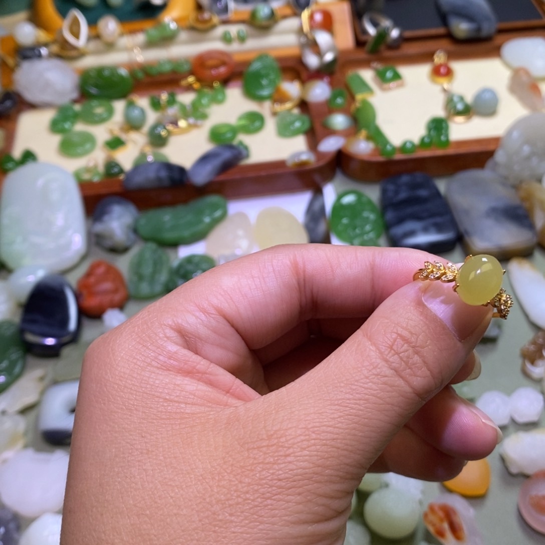 和田玉银S925镶嵌颈饰