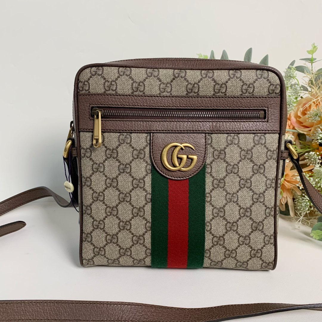 95新 GUCCI/古驰 【98新】gucci 马梦老花邮差