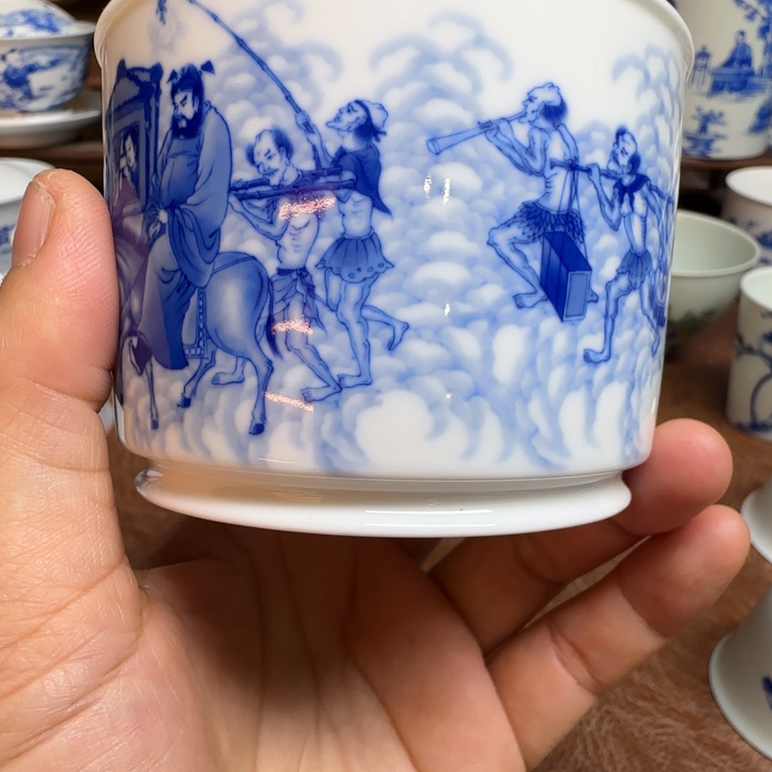 陶摆件今天晚上的月亮很圆