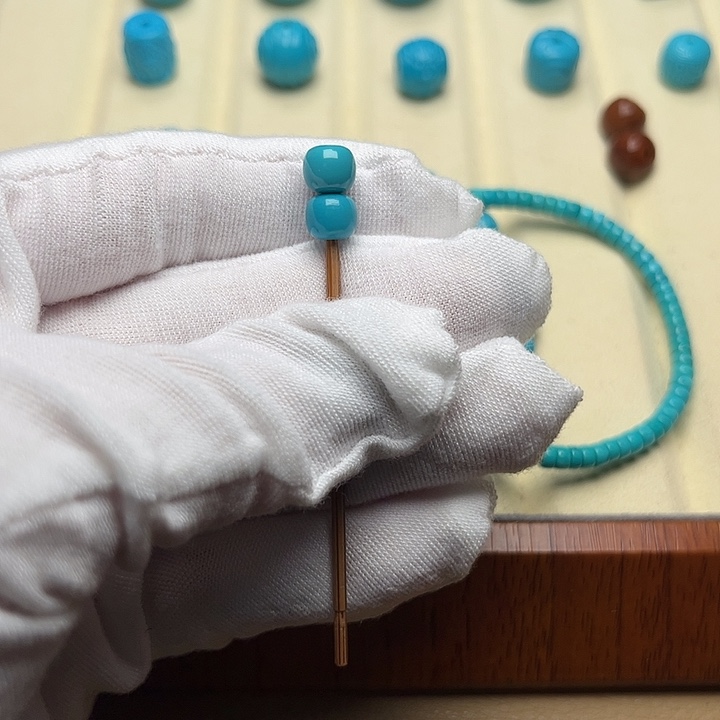 绿松石合金无镶嵌天然绿松石老型6.5