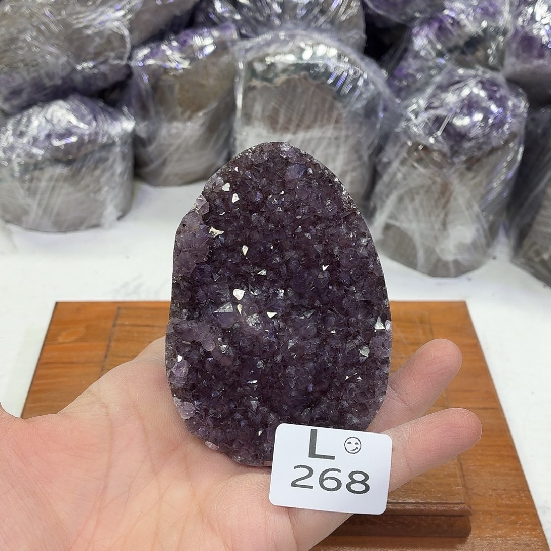 水晶摆件未镶嵌天然紫水晶