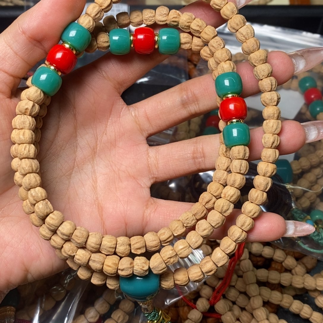 星月菩提吊坠带配饰莲花