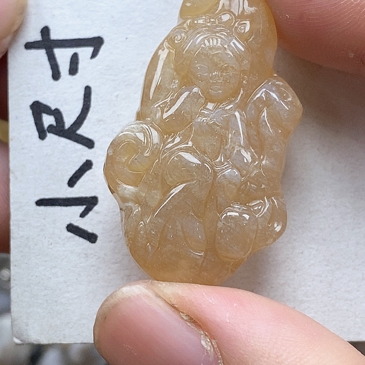 颈饰未镶嵌硅化珊瑚（珊瑚玉）