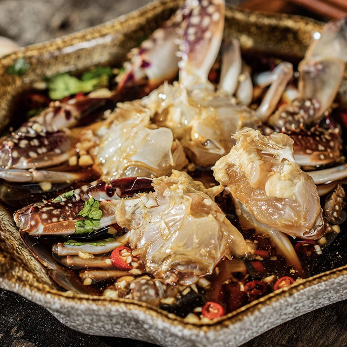 【生腌专场】潮汕生腌 舟山梭子蟹块 500g/桶 生腌新口味 超赞