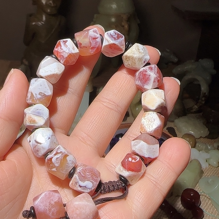 玛瑙/玉髓未镶嵌手链