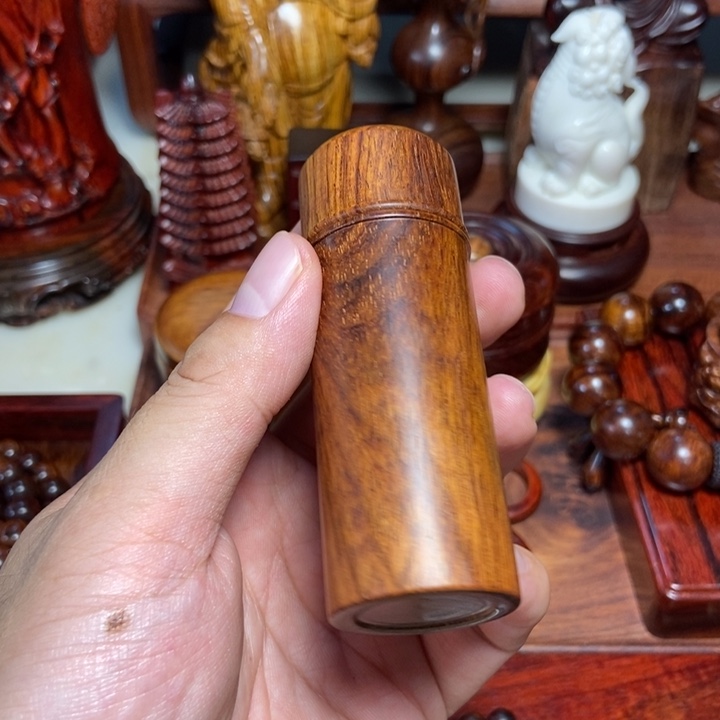 黄花梨/降香黄檀章料罐
