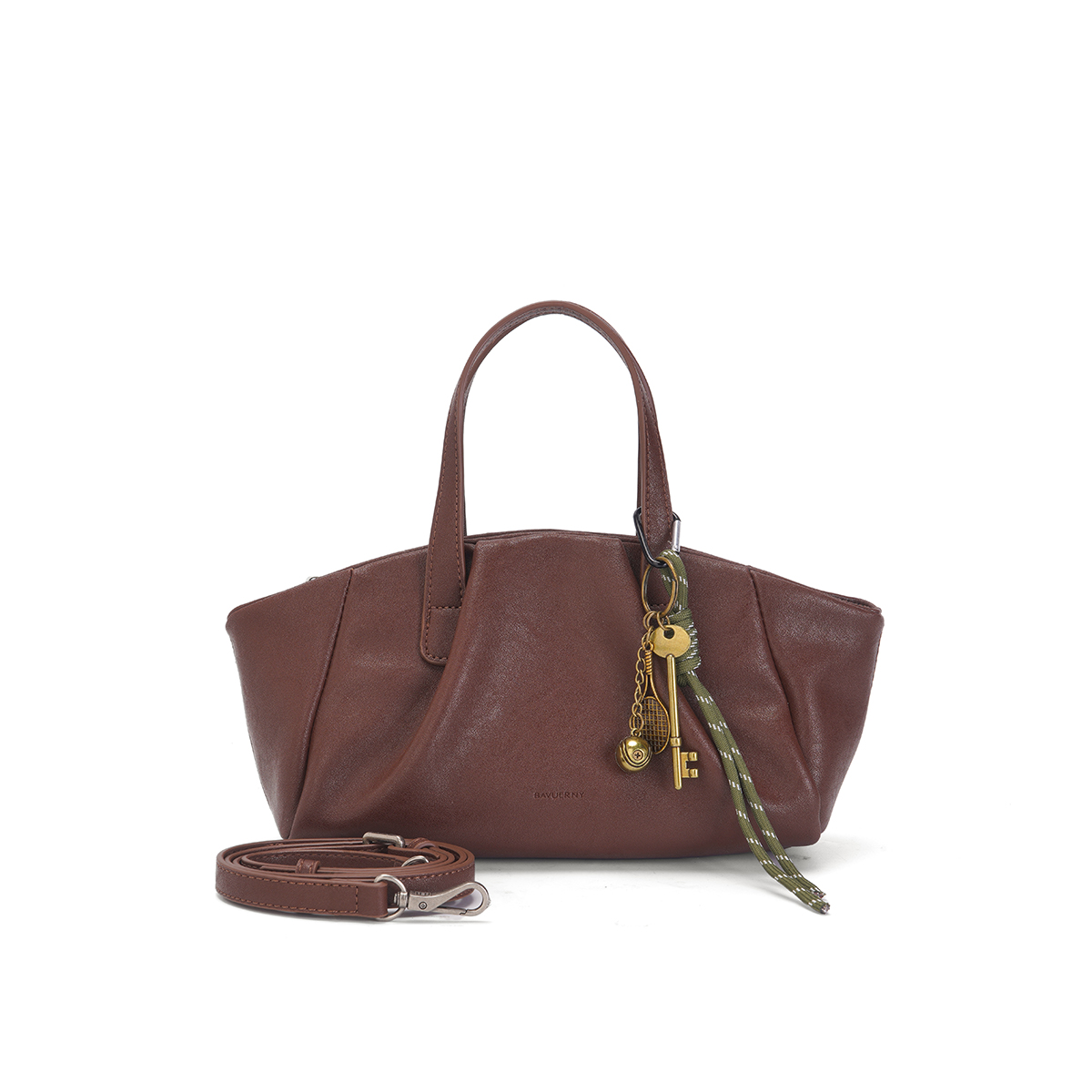 2024新款冬季百搭时尚高级感手提单肩斜挎女包1511#摩卡棕