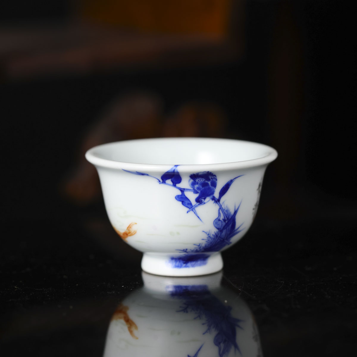 小桥珍藏联名款单翠压手杯-小桥2412