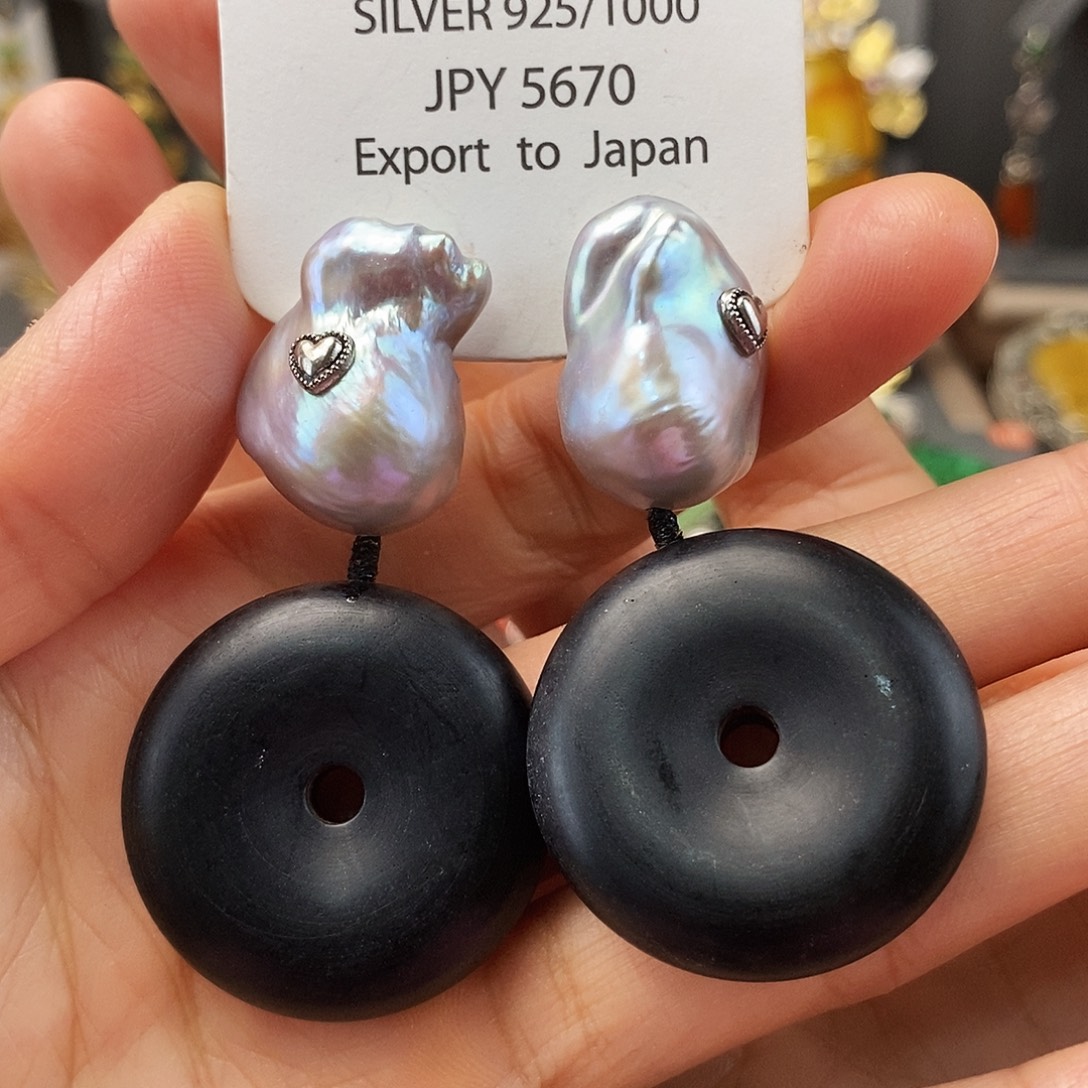 925银设计师特色耳钉