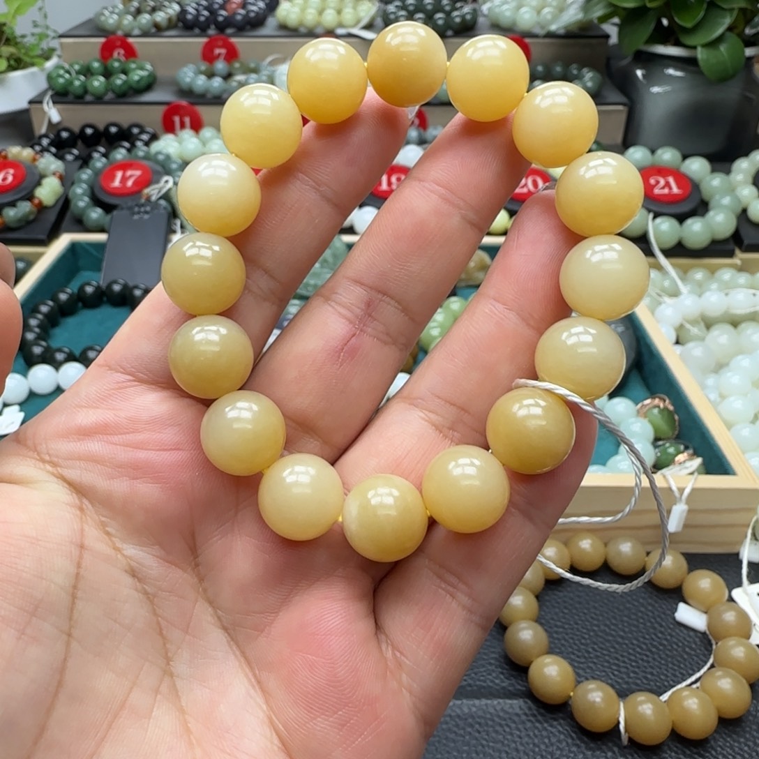 和田玉未镶嵌手链13