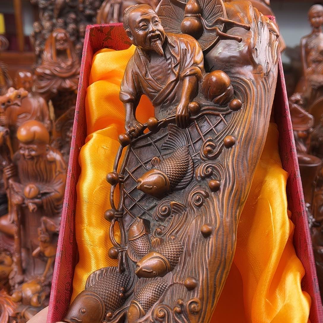 黄杨木 黄杨木雕刻长度22厘米