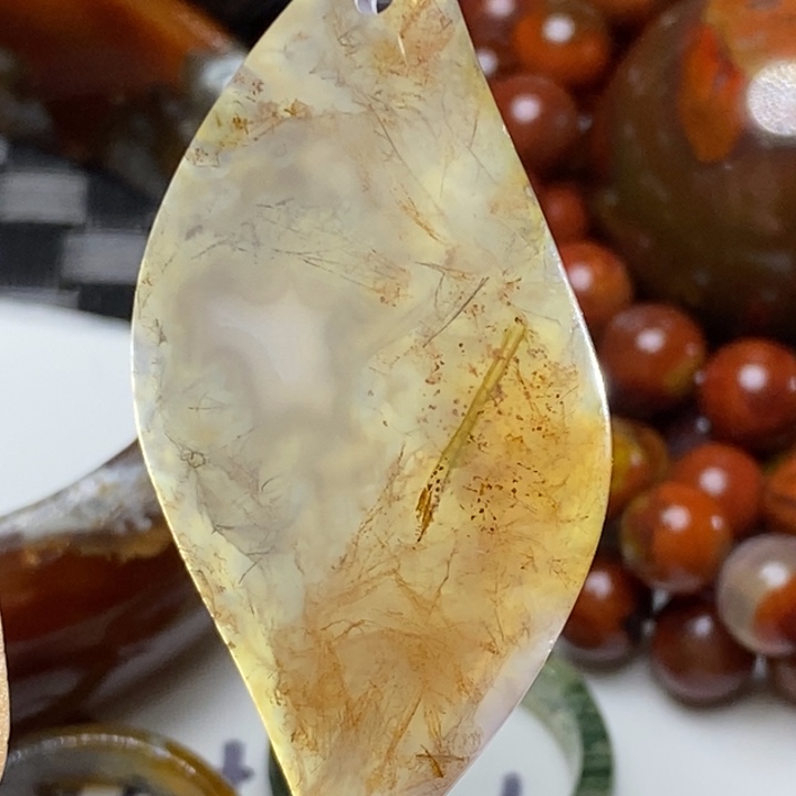 玛瑙/玉髓未镶嵌颈饰