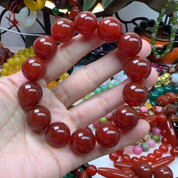 玛瑙/玉髓手链合金