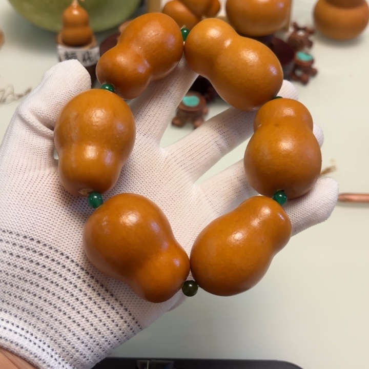 随***意天然手捻老皮葫芦