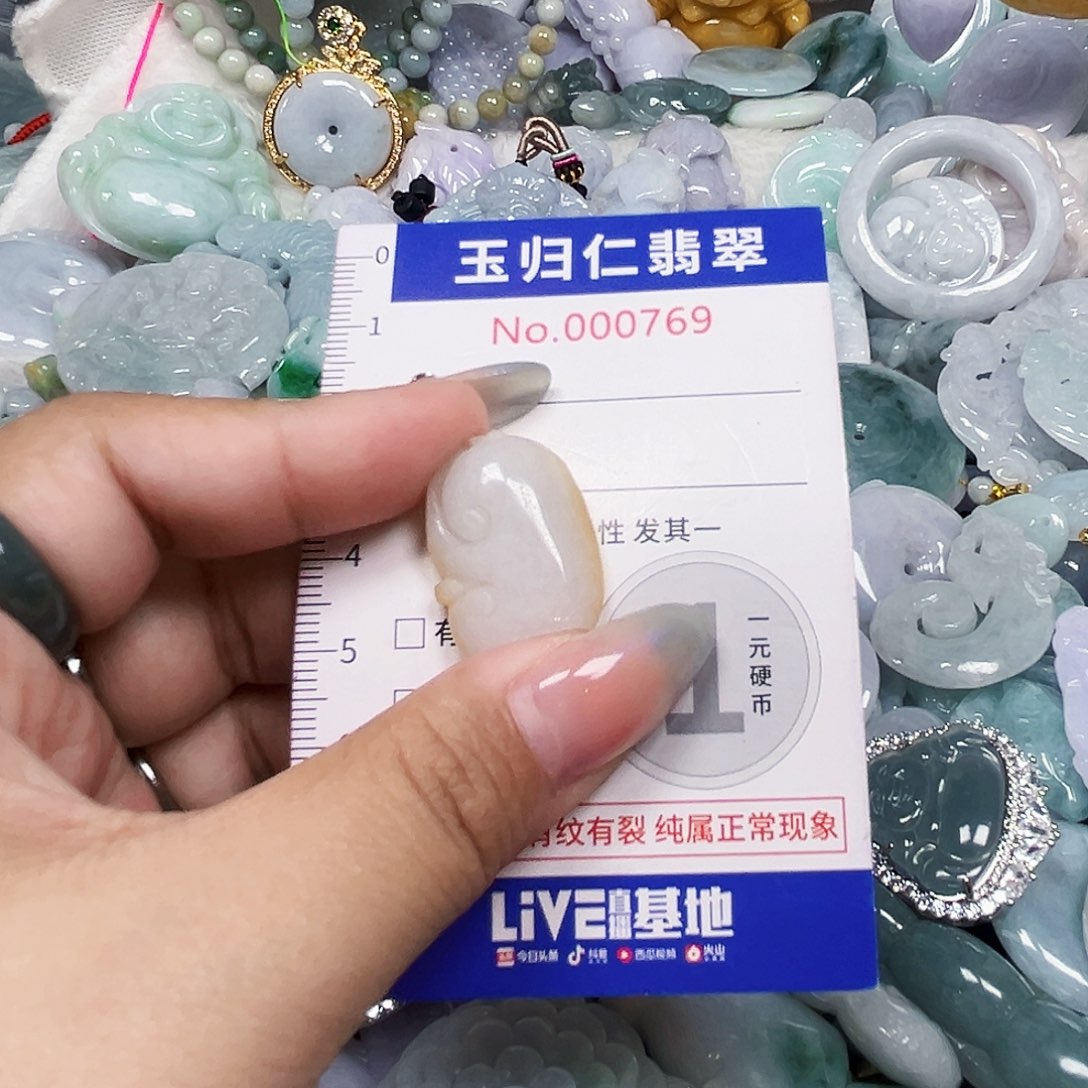 翡翠未镶嵌吊坠(不含链)111