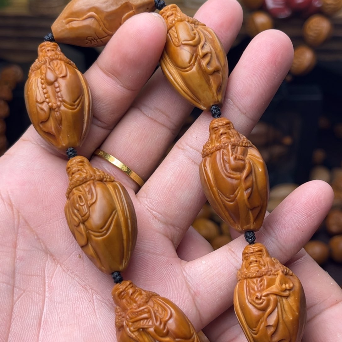 橄榄核吊坠橄榄核包衣达摩1.9