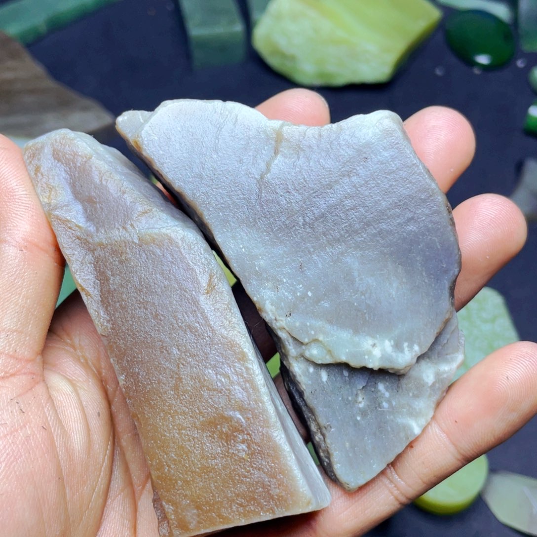 和田玉珠宝半成品未镶嵌