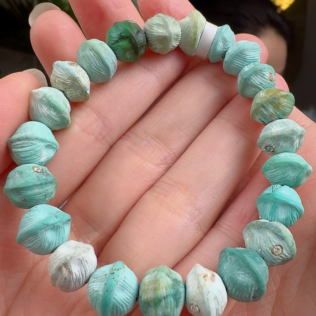 绿松石珠宝奇石未镶嵌