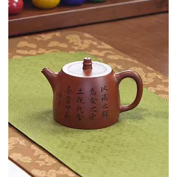 景壶祥 紫砂壶 红泥 松鹤延年（汉铎） 250cc左右 B-260103898