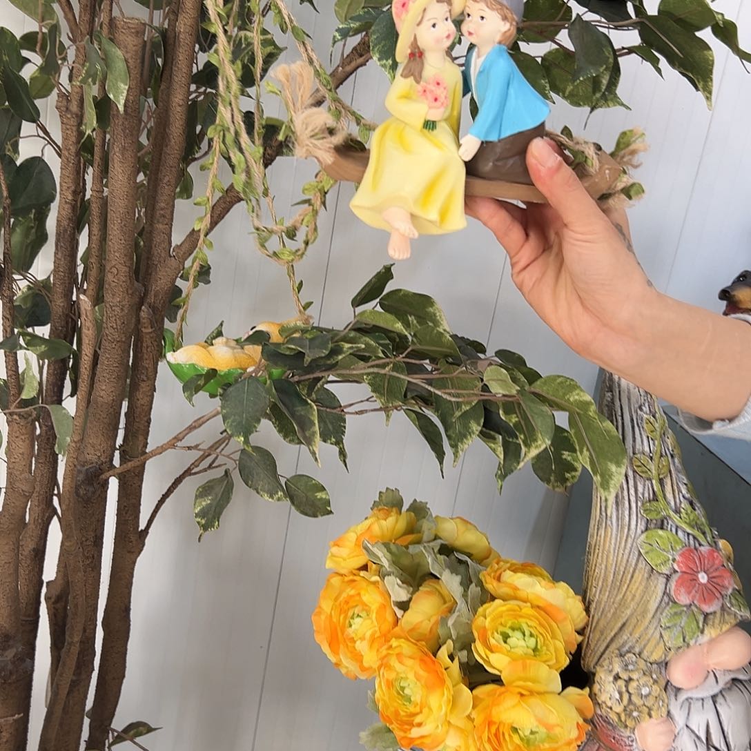 花园摆件红红火火