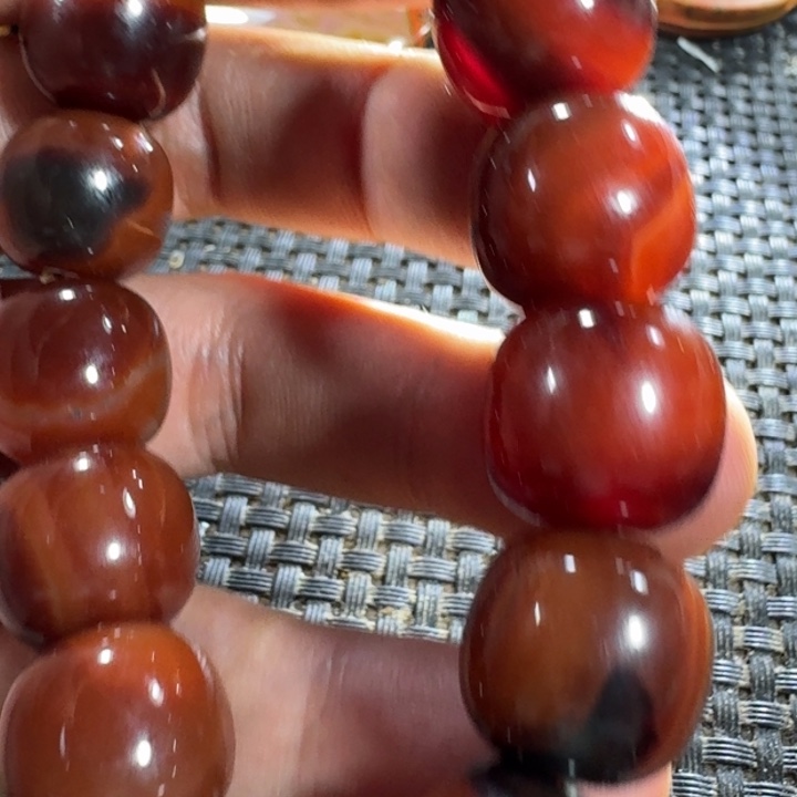 大***地玛瑙/玉髓未镶嵌颈饰