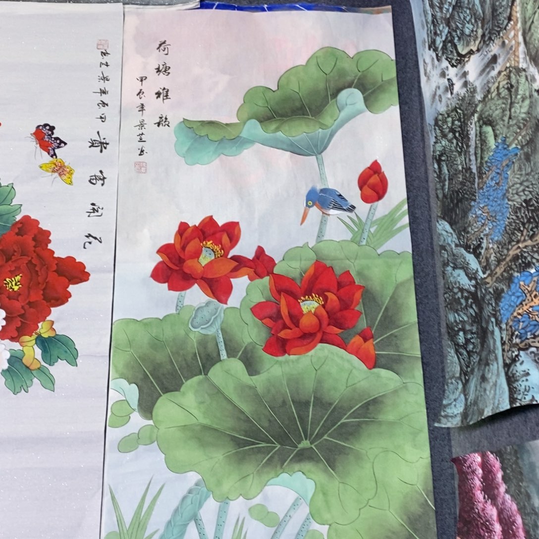 国画尺寸100✖️50三尺画画画