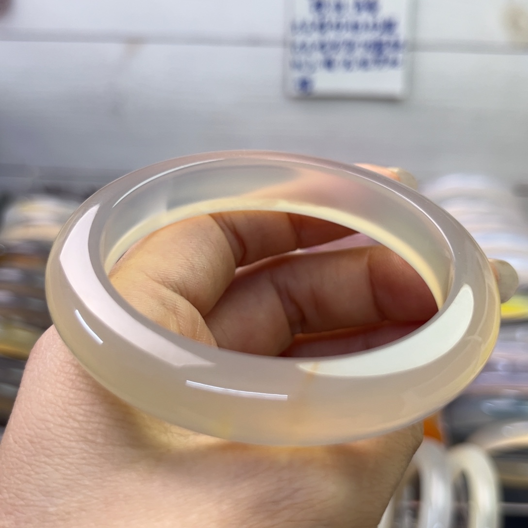 玛瑙/玉髓未镶嵌手镯53-54 002