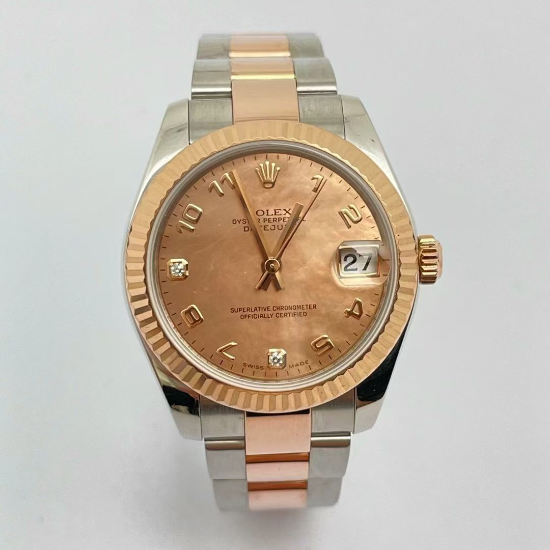 95新 Rolex/劳力士 日志系列/178271/31表径/18K玫瑰金/单表