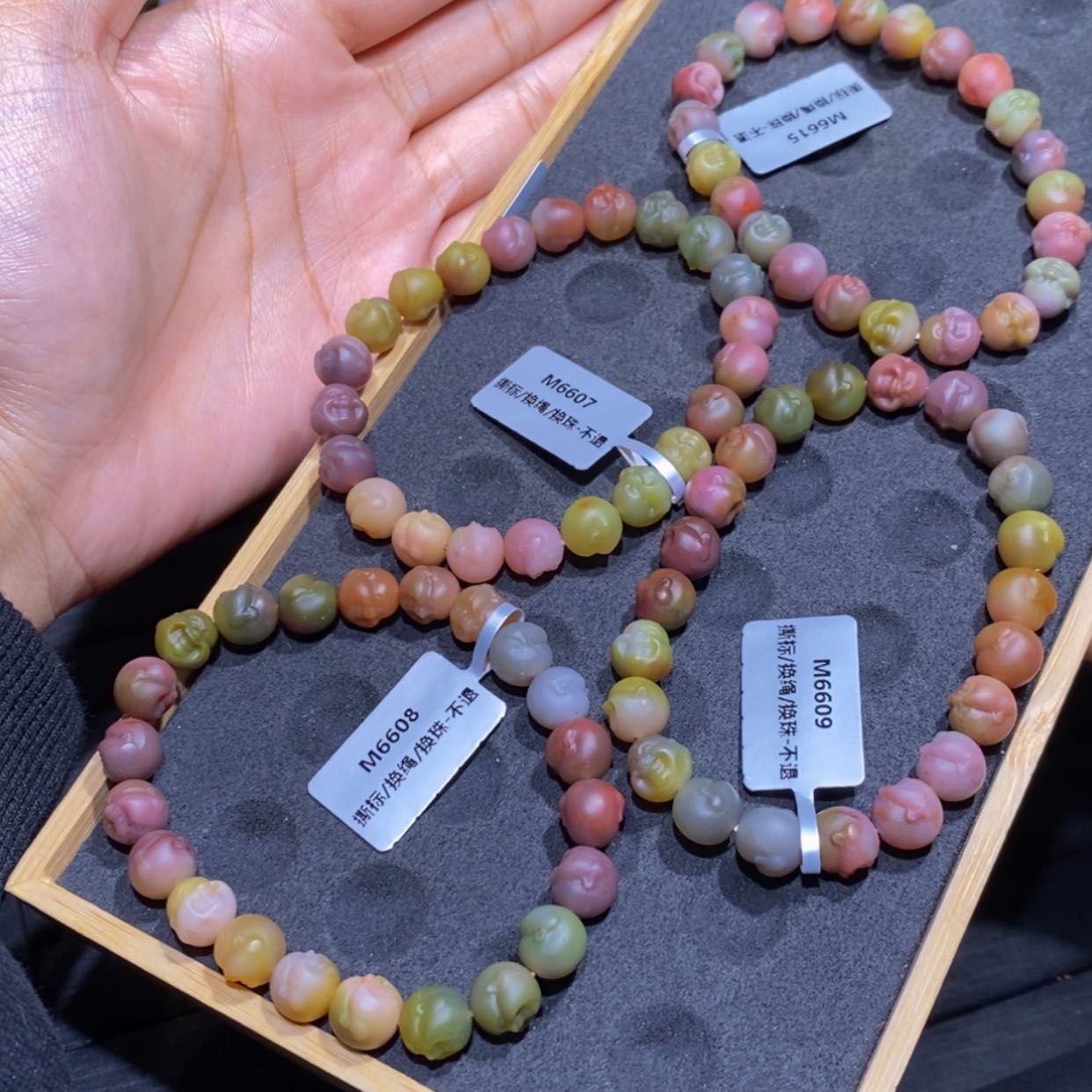 【闪购商品】玛瑙/玉髓手串未镶嵌时**凉盐源玛瑙