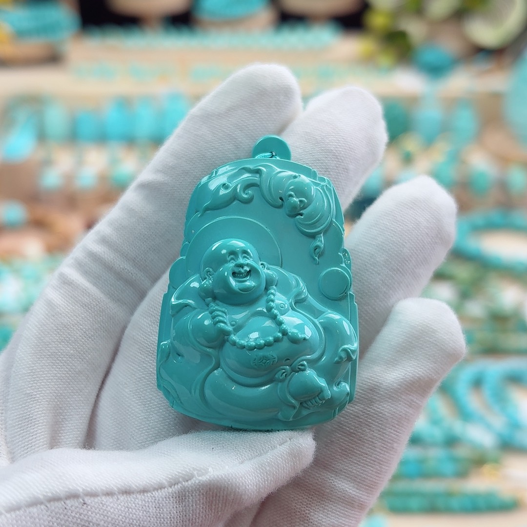 绿松石未镶嵌珠宝奇石