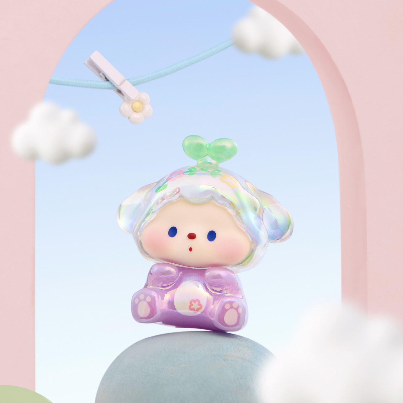 【拆盒】噜噜狗神奇种子小铺系列萌粒潮玩盲盒