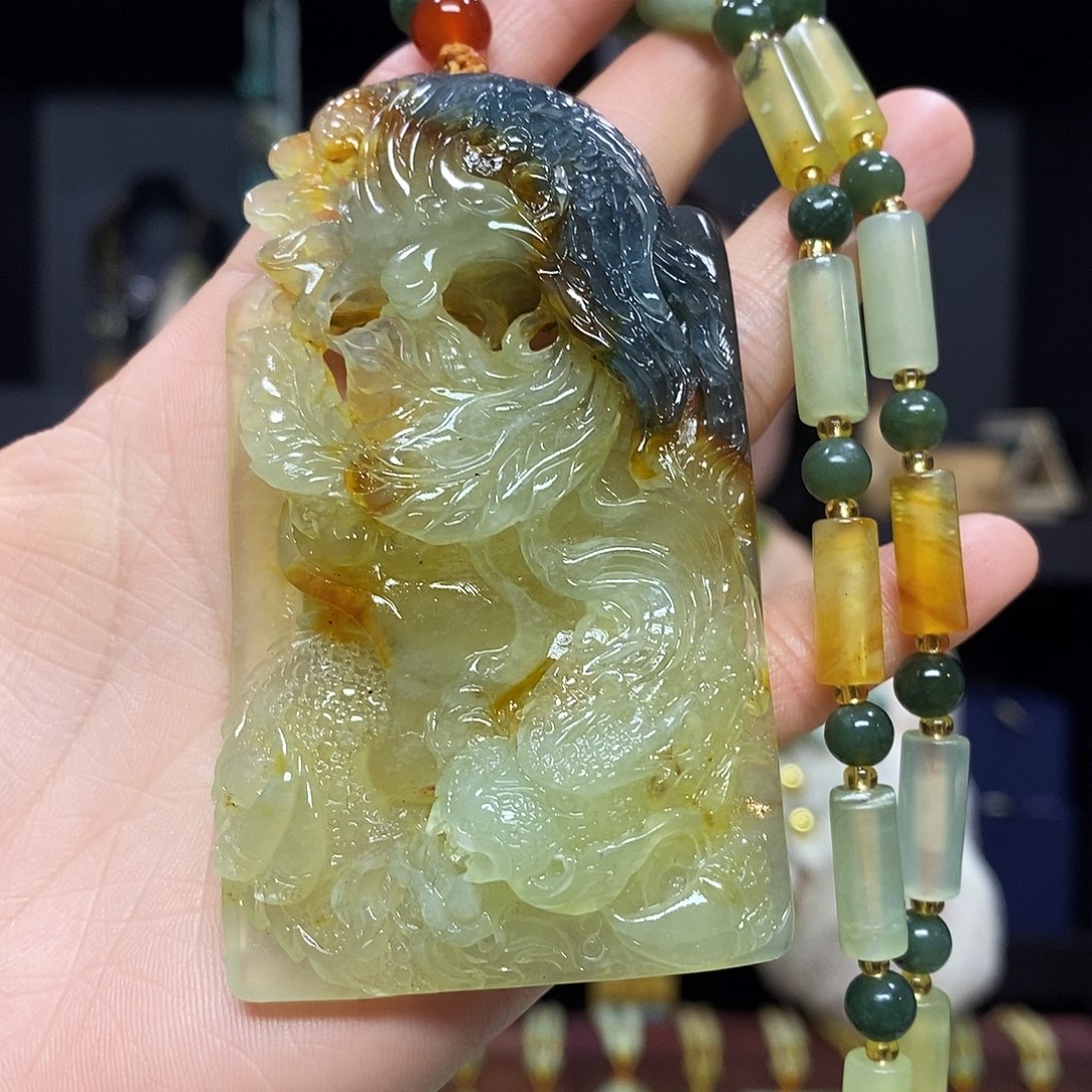 岫玉挂件吊坠未镶嵌