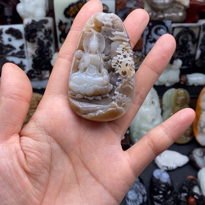 和田玉未镶嵌手链