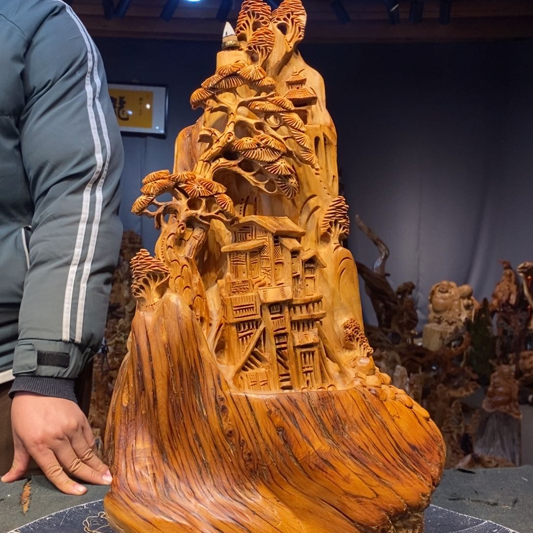 柏木（崖柏）烬*红油崖柏山水