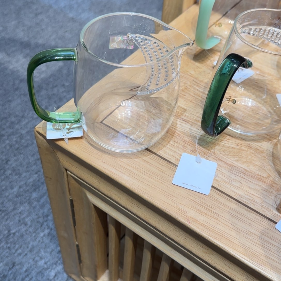 禾器澄然月牙款煮茶器湖绿色