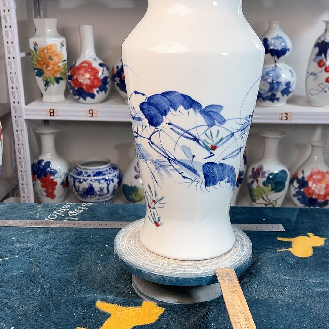 摆件景德镇陶瓷大鱼夏