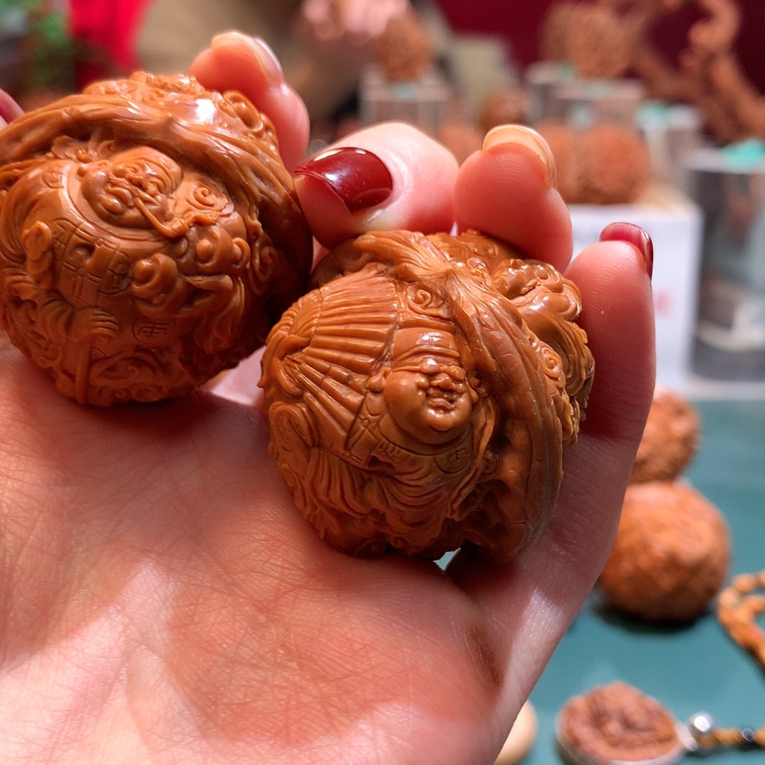 文玩核桃把件——————