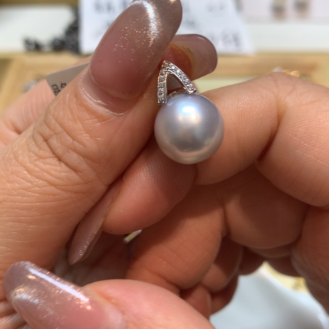 海水珍珠颈饰14K金镶嵌